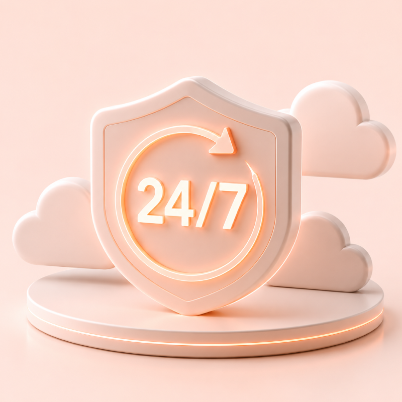24/7 Availability