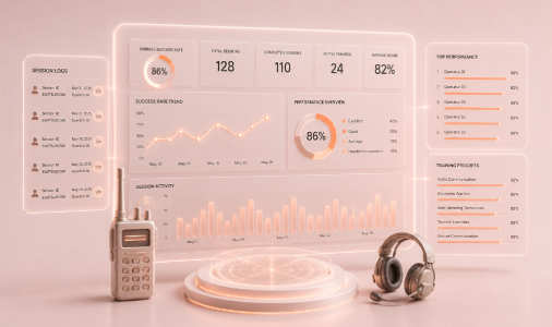 Performance Dashboards, Session Logs, and Success Rate Monitoring