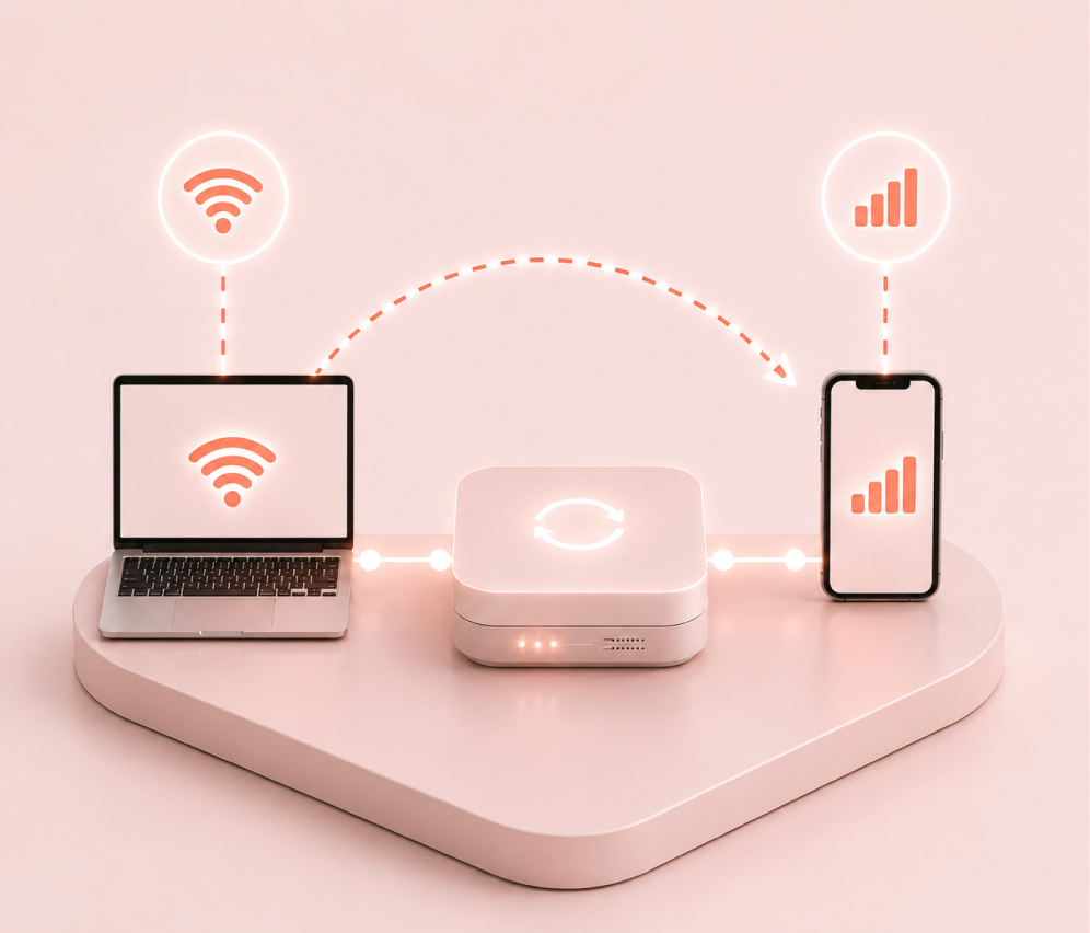 Seamless Wi-Fi-to-Cellular Handover